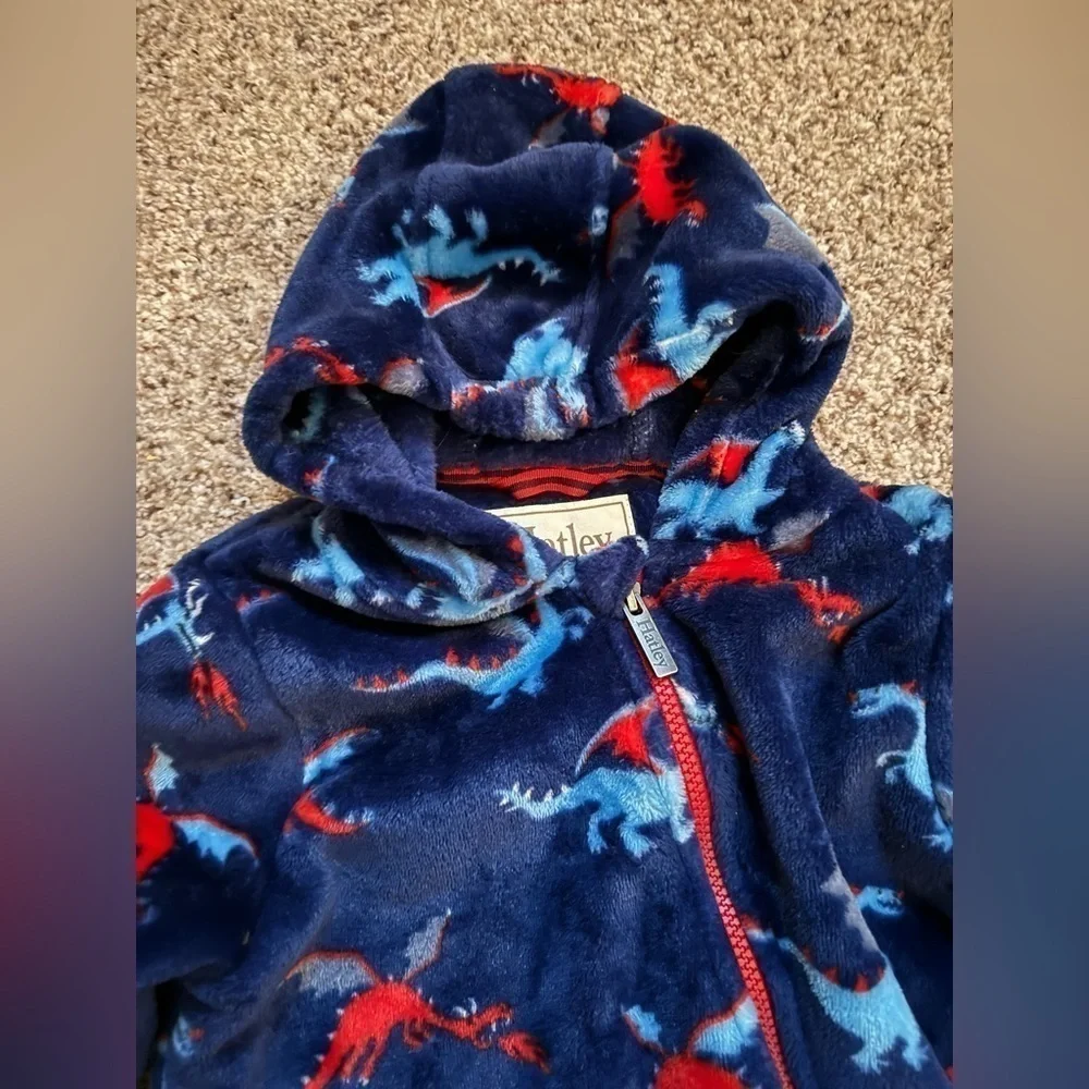Hatley Baby Bundler‎ Warm Onepiece Dinosaur print hood
